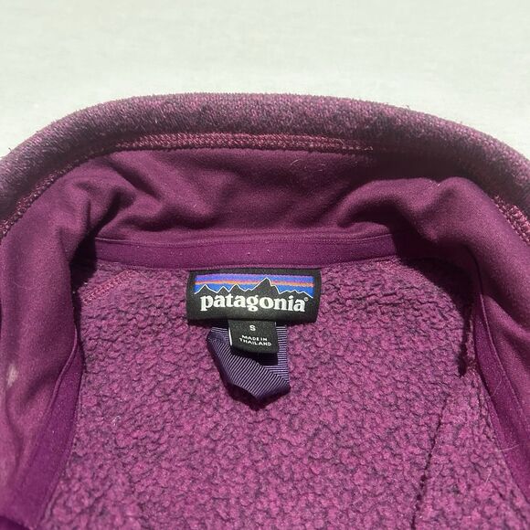 Patagonia Women's Better Sweater Full-Zip Fleece Jacket Size S in Mulberry - Picture 4 of 5